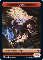 Ogre // Zombie Double-Sided Token [Starter Commander Decks] | Arkham Games and Comics