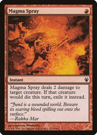 Magma Spray [Duel Decks: Izzet vs. Golgari] | Arkham Games and Comics
