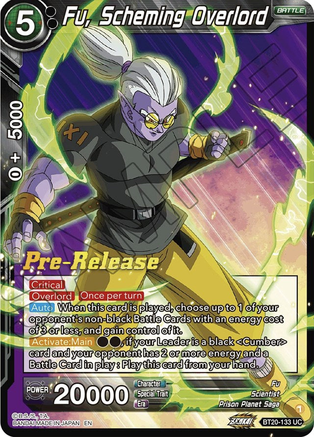 Fu, Scheming Overlord (BT20-133) [Power Absorbed Prerelease Promos] | Arkham Games and Comics