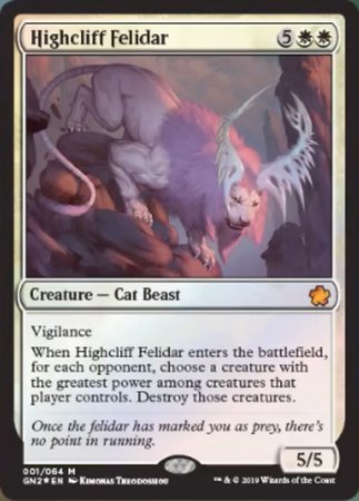 Highcliff Felidar [Game Night 2019] | Arkham Games and Comics