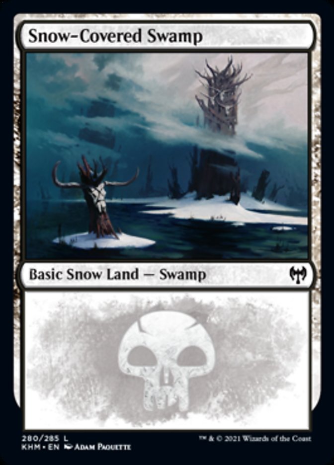 Snow-Covered Swamp (280) [Kaldheim] | Arkham Games and Comics