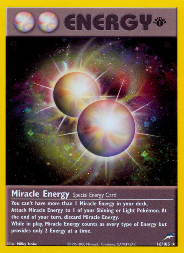 Miracle Energy (16/105) [Neo Destiny 1st Edition] | Arkham Games and Comics