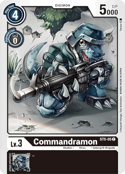 Commandramon [ST5-05] [Starter Deck: Machine Black] | Arkham Games and Comics