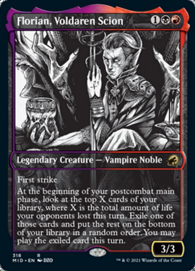 Florian, Voldaren Scion (Showcase Eternal Night) [Innistrad: Midnight Hunt] | Arkham Games and Comics