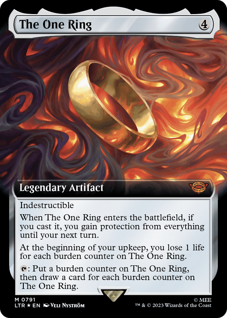 The One Ring (Extended Art) (Surge Foil) [The Lord of the Rings: Tales of Middle-Earth] | Arkham Games and Comics