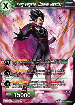 King Vegeta, Umbral Invader (Uncommon) [BT13-064] | Arkham Games and Comics