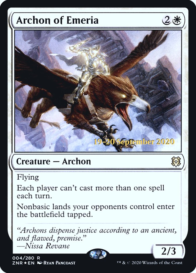 Archon of Emeria  [Zendikar Rising Prerelease Promos] | Arkham Games and Comics