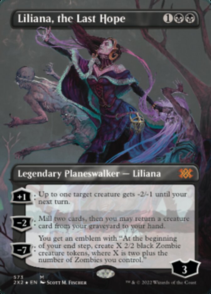 Liliana, the Last Hope (Textured Foil) [Double Masters 2022] | Arkham Games and Comics