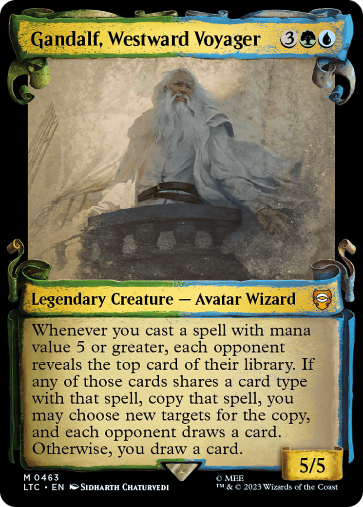 Gandalf, Westward Voyager [The Lord of the Rings: Tales of Middle-Earth Commander Showcase Scrolls] | Arkham Games and Comics