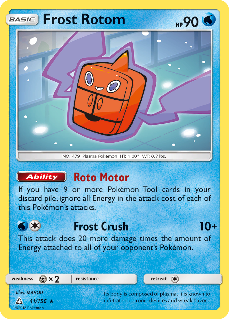 Frost Rotom (41/156) [Sun & Moon: Ultra Prism] | Arkham Games and Comics