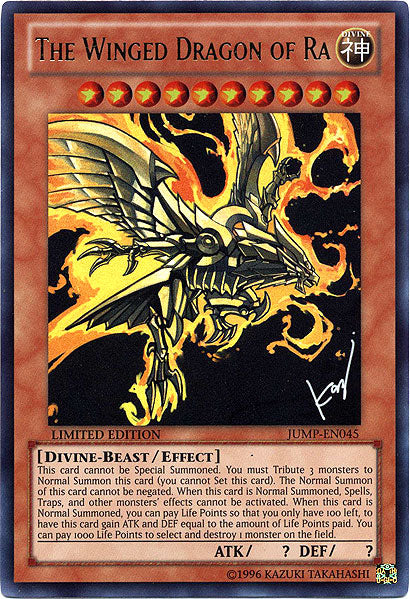 The Winged Dragon of Ra [JUMP-EN045] Ultra Rare | Arkham Games and Comics