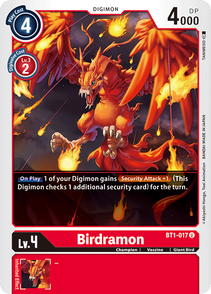 Birdramon [BT1-017] [Release Special Booster Ver.1.0] | Arkham Games and Comics