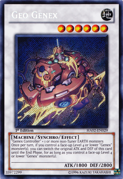 Geo Genex [HA02-EN029] Secret Rare | Arkham Games and Comics