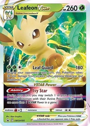 Leafeon VSTAR (SWSH195) [Sword & Shield: Black Star Promos] | Arkham Games and Comics