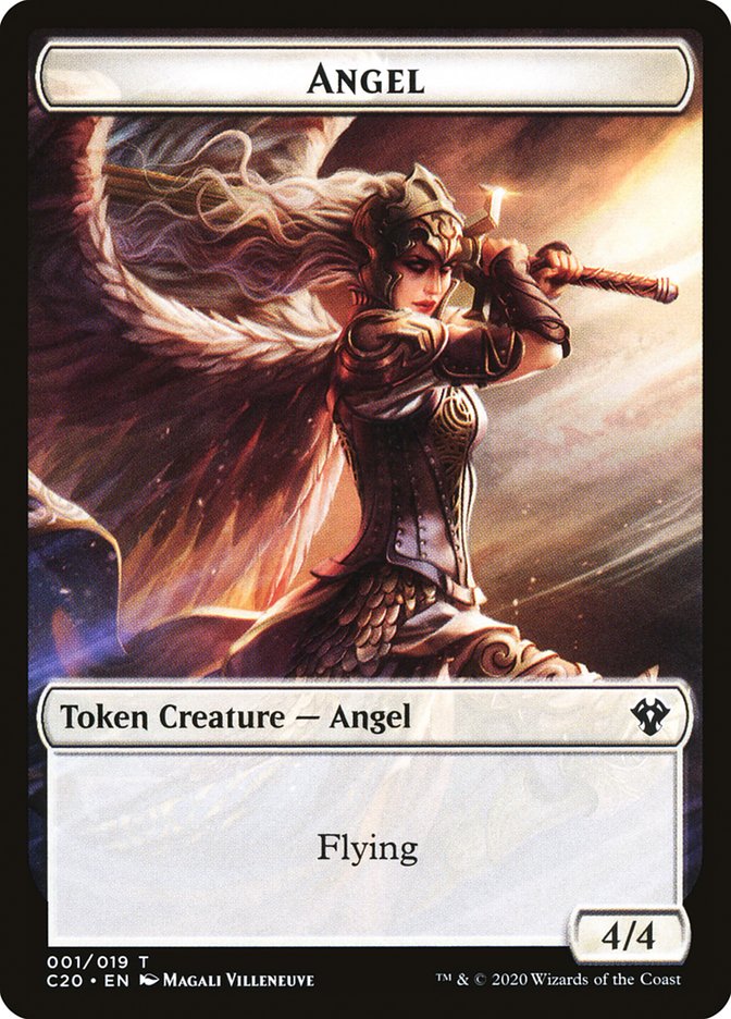 Angel Token [Commander 2020] | Arkham Games and Comics