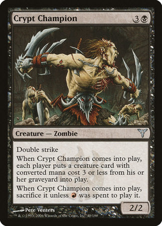 Crypt Champion [Dissension] | Arkham Games and Comics