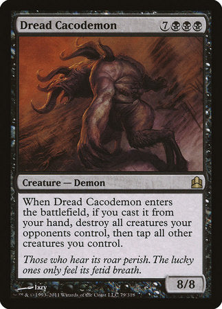 Dread Cacodemon [Commander 2011] | Arkham Games and Comics