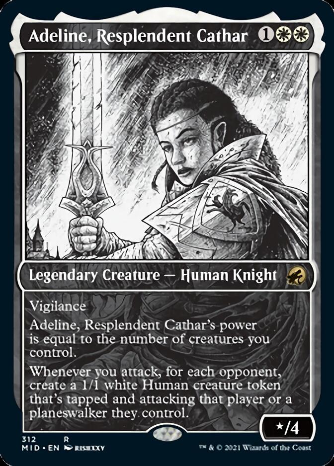 Adeline, Resplendent Cathar (Showcase Eternal Night) [Innistrad: Midnight Hunt] | Arkham Games and Comics