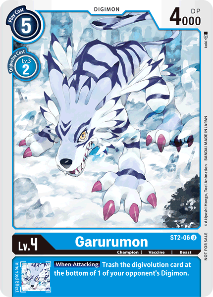 Garurumon [ST2-06] (Alternate Art) [Starter Deck: Cocytus Blue] | Arkham Games and Comics