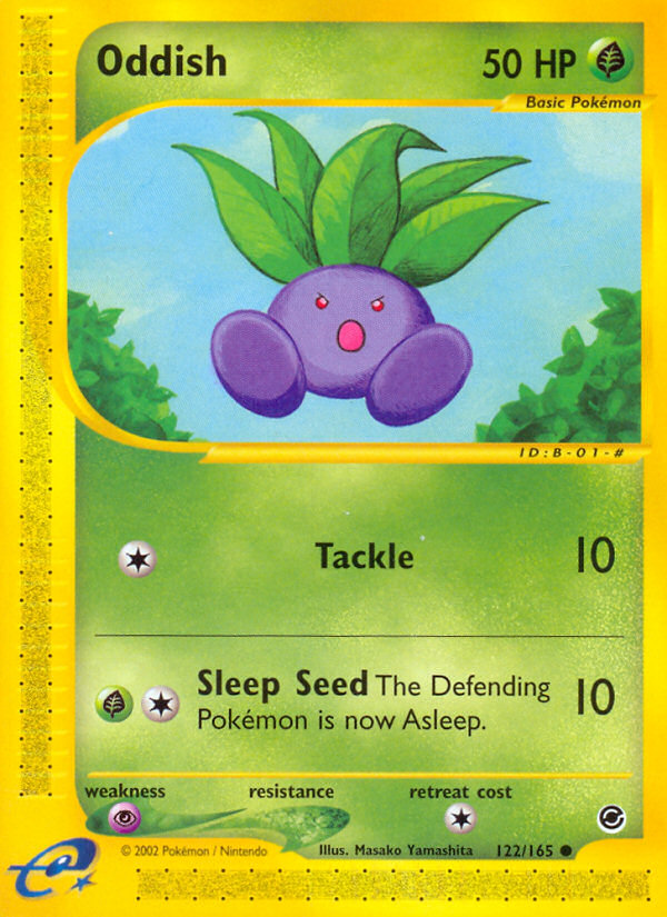 Oddish (122/165) [Expedition: Base Set] | Arkham Games and Comics