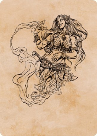 Djinni Windseer (Showcase) Art Card [Dungeons & Dragons: Adventures in the Forgotten Realms Art Series] | Arkham Games and Comics