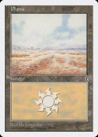 Plains (166) [Portal Three Kingdoms] | Arkham Games and Comics