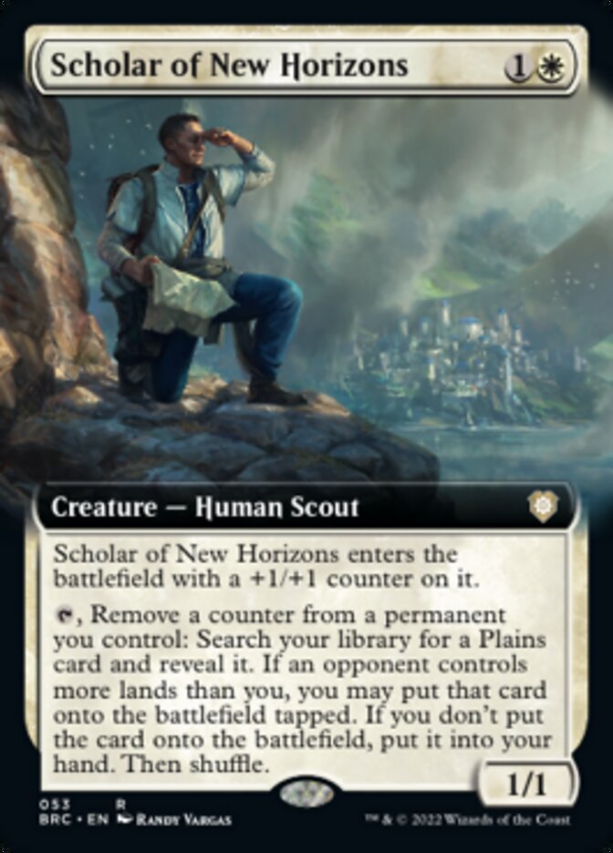 Scholar of New Horizons (Extended Art) [The Brothers' War Commander] | Arkham Games and Comics