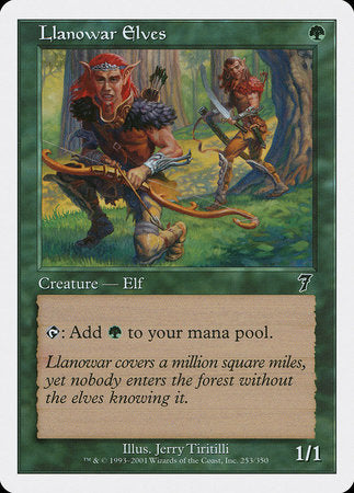 Llanowar Elves [Seventh Edition] | Arkham Games and Comics