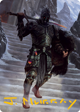 Dakkon, Shadow Slayer Art Card (49) (Gold-Stamped Signature) [Modern Horizons 2 Art Series] | Arkham Games and Comics