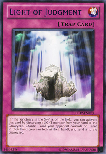 Light of Judgment (Purple) [DL12-EN020] Rare | Arkham Games and Comics