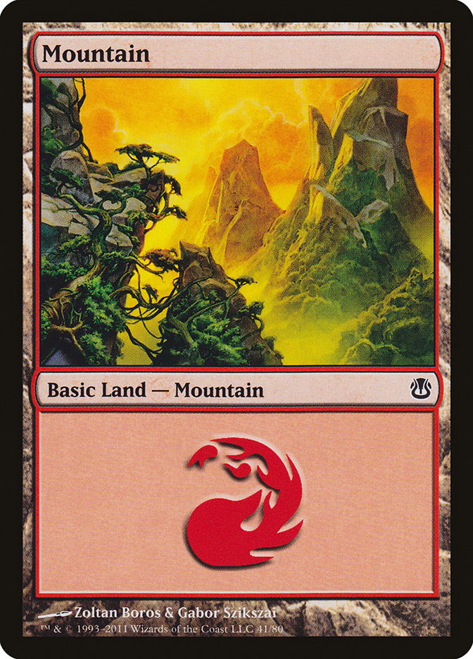 Mountain (41) [Duel Decks: Ajani vs. Nicol Bolas] | Arkham Games and Comics