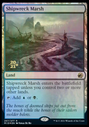 Shipwreck Marsh [Innistrad: Midnight Hunt Prerelease Promos] | Arkham Games and Comics