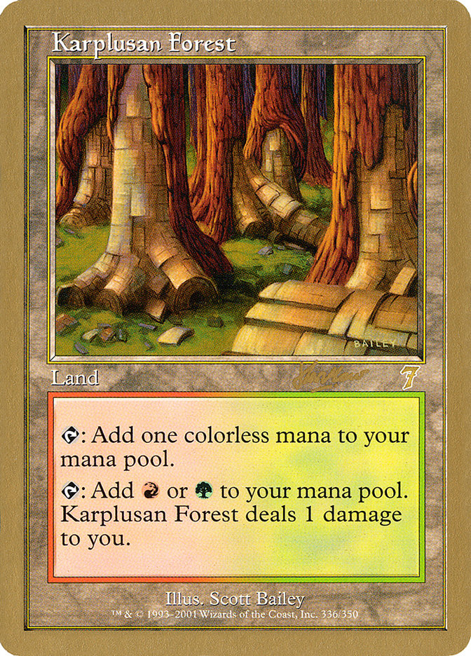 Karplusan Forest (Sim Han How) [World Championship Decks 2002] | Arkham Games and Comics