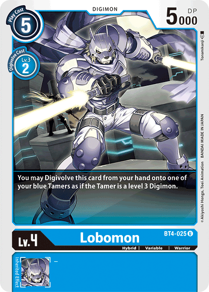 Lobomon [BT4-025] [Great Legend] | Arkham Games and Comics