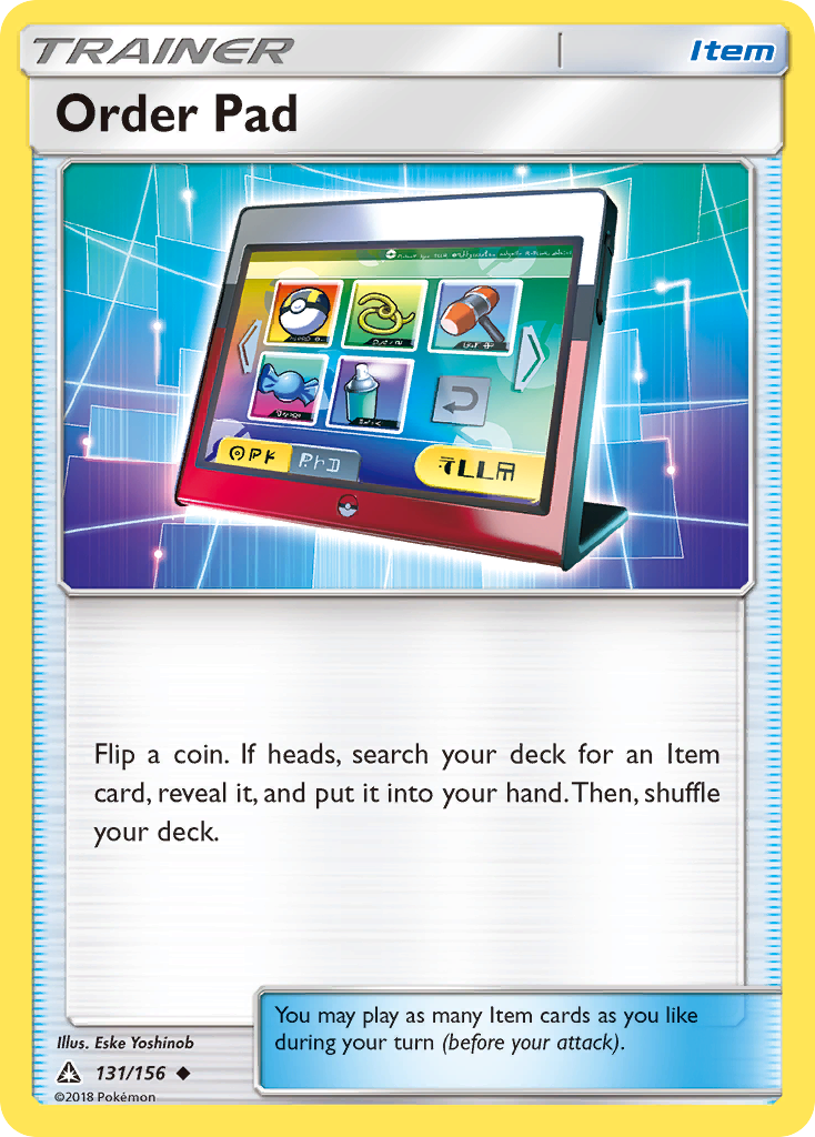 Order Pad (131/156) [Sun & Moon: Ultra Prism] | Arkham Games and Comics