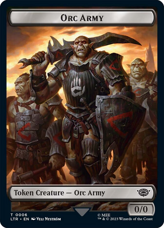 Orc Army Token (06) [The Lord of the Rings: Tales of Middle-Earth Tokens] | Arkham Games and Comics