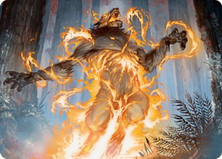 Burn the Accursed Art Card [Innistrad: Midnight Hunt Art Series] | Arkham Games and Comics