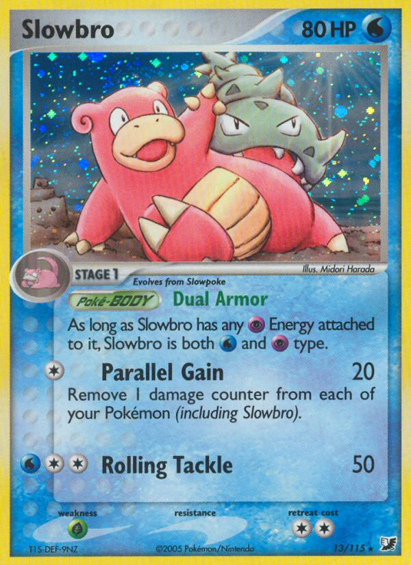 Slowbro (13/115) [EX: Unseen Forces] | Arkham Games and Comics