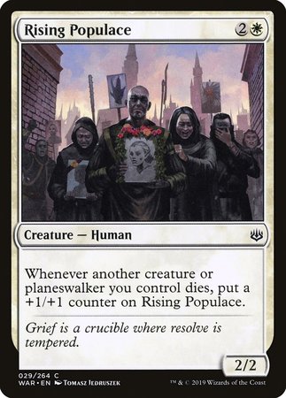 Rising Populace [War of the Spark] | Arkham Games and Comics
