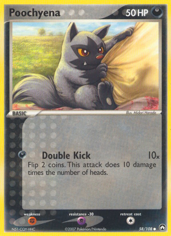 Poochyena (58/108) [EX: Power Keepers] | Arkham Games and Comics