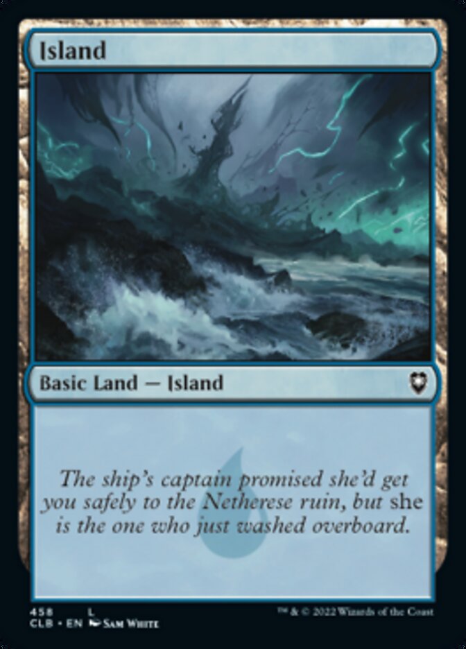 Island (458) [Commander Legends: Battle for Baldur's Gate] | Arkham Games and Comics