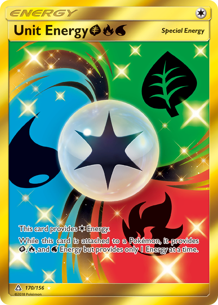 Unit Energy (170/156) (Grass, Fire, Water) [Sun & Moon: Ultra Prism] | Arkham Games and Comics