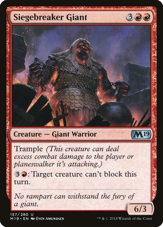 Siegebreaker Giant [Core Set 2019] | Arkham Games and Comics