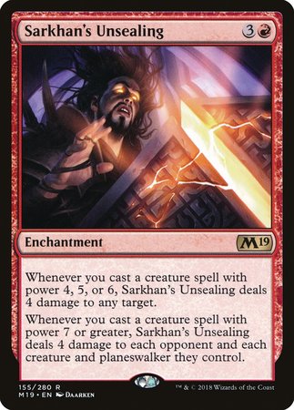 Sarkhan's Unsealing [Core Set 2019] | Arkham Games and Comics