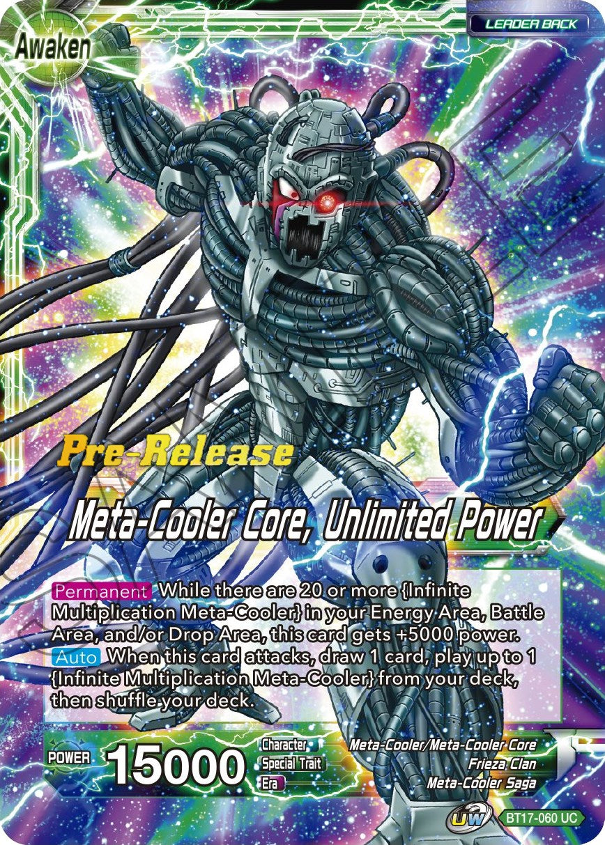 Meta-Cooler // Meta-Cooler Core, Unlimited Power (BT17-060) [Ultimate Squad Prerelease Promos] | Arkham Games and Comics