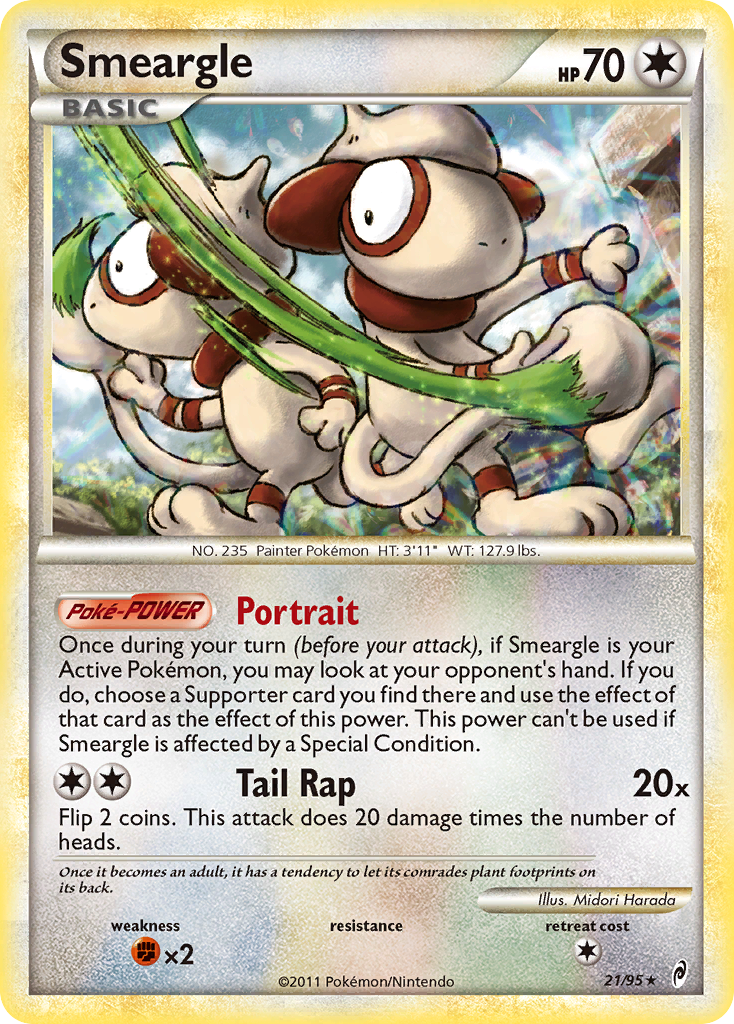 Smeargle (21/95) [HeartGold & SoulSilver: Call of Legends] | Arkham Games and Comics