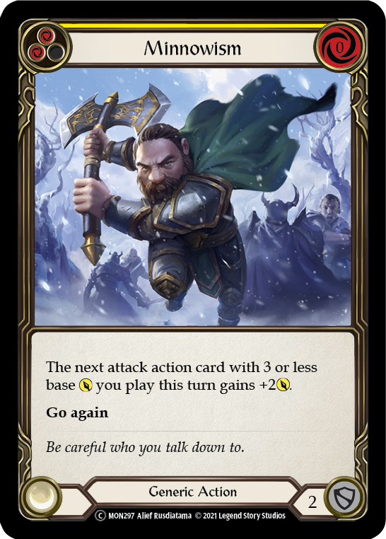 Minnowism (Yellow) [U-MON297] (Monarch Unlimited)  Unlimited Normal | Arkham Games and Comics