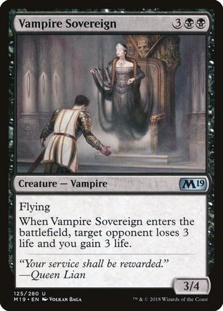 Vampire Sovereign [Core Set 2019] | Arkham Games and Comics