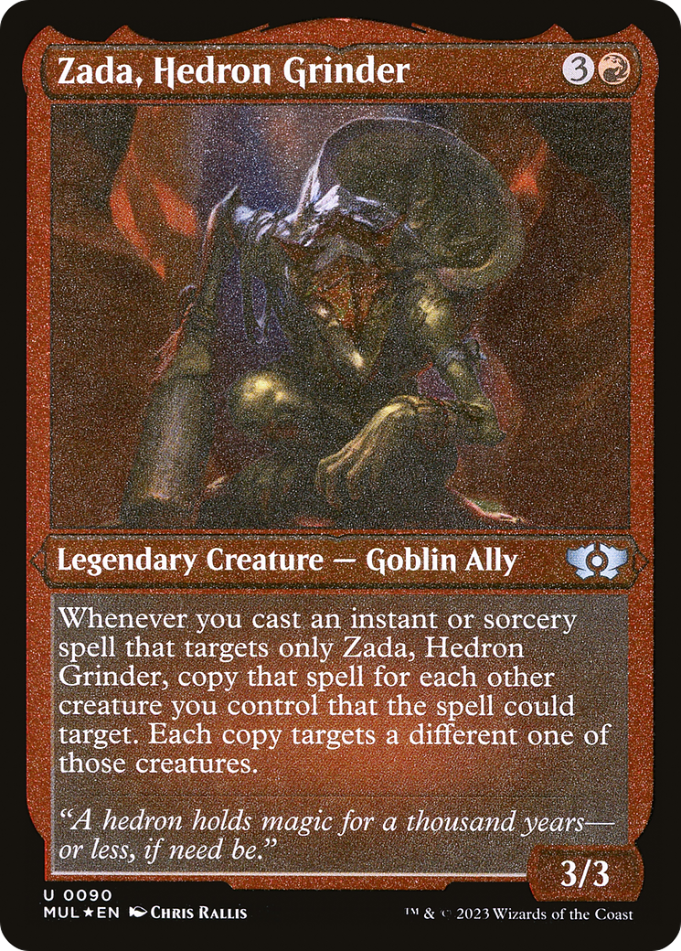 Zada, Hedron Grinder (Foil Etched) [Multiverse Legends] | Arkham Games and Comics