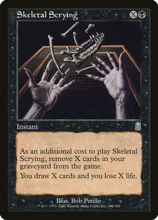 Skeletal Scrying [Odyssey] | Arkham Games and Comics